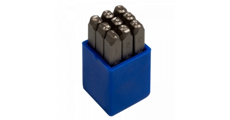 Набор ударных клейм 2 мм, цифры, 9 предметов KING TONY 11409SQ02