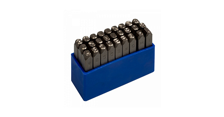 Набор ударных клейм 5 мм, буквы-латиница, 27 предметов KING TONY 11427SQ05