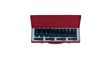 Набор ударных глубоких торцевых головок KING TONY 4415MP03 1/2