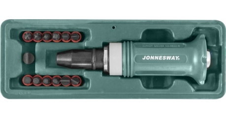Ударно-поворотная отвертка JONNESWAY AG010138 (14 предметов)
