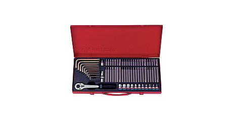 Набор вставок (бит) 3/8" TORX, SPLINE, HEX, 69 предметов  KING TONY 5169PR