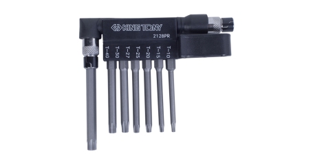 Набор вставок (бит) с воротком-битодержателем 1/4