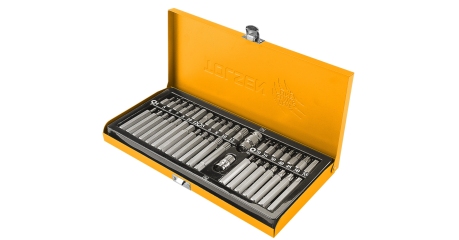 Набор вставок (бит) 10 мм Torx Spline Hex 40 предметов TOLSEN TT20385