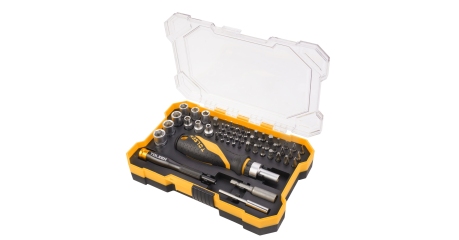 Набор вставок (бит) 1/4" PH, PZ, Hex, Torx, Slotted 56 предметов TOLSEN TT20187