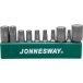 Набор вставок-бит JONNESWAY S04H-D23010S, 1/4’’HDR на пластиковом держателе, TORX, SPLINE, 10 предметов