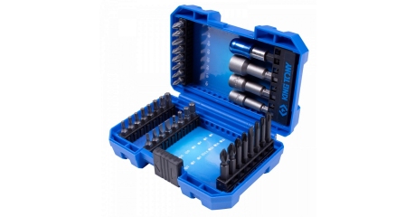 Набор вставок-бит KING TONY 1036MR для шуруповерта, 36 предметов