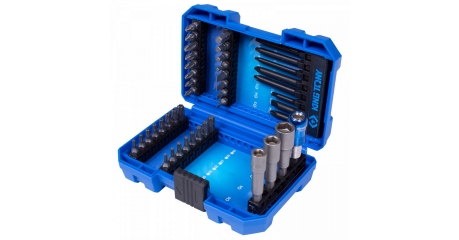 Набор вставок-бит KING TONY 1044MR для шуруповерта, 44 предмета