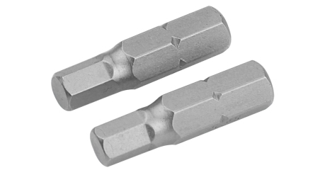 Набор вставок (бит) торцевых 1/4" Hex 6 мм 25 мм 2 предмета TOLSEN TT20236