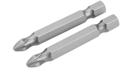 Набор вставок (бит) торцевых 1/4" Phillips PH2 50 мм 2 предмета TOLSEN TT20313