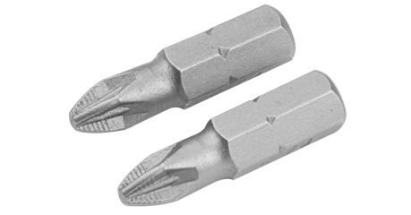 Набор вставок (бит) торцевых 1/4" Pozidriv PZ1 25 мм 2 предмета TOLSEN TT20217