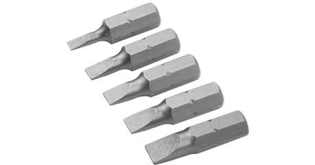 Набор вставок (бит) торцевых 1/4" Slotted 3-6,5 мм 25 мм 5 предметов TOLSEN TT20285