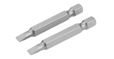 Набор вставок (бит) торцевых 1/4" Slotted 4,5х0,6 мм 50 мм 2 предмета TOLSEN TT20303