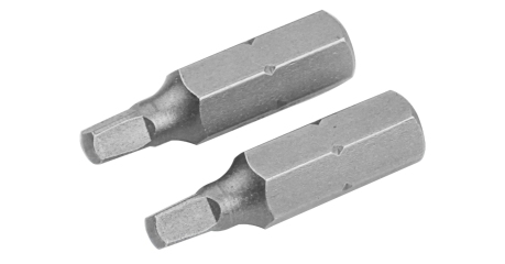 Набор вставок (бит) торцевых 1/4" Square №1 25 мм 2 предмета TOLSEN TT20238