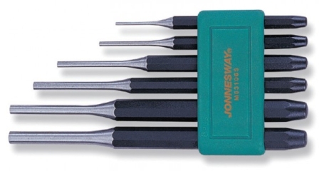Набор выколоток Jonnesway M63106S (2х8х115-8х12,7х180 мм, 6 предметов)