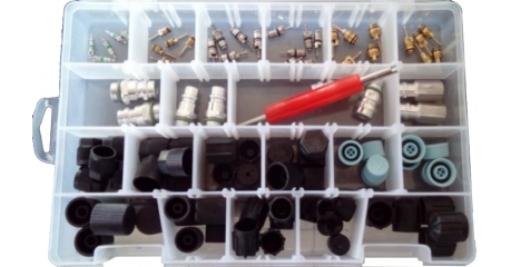 Набор запасных частей для систем кондиционирования на базе R134 универсальный
