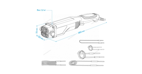 Нагреватель индукционный NORDBERG HIF9 1100 Вт