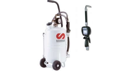 Накачиваемый маслораздатчик с расходомером, 25 л