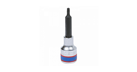 Насадка (бита) торцевая 1/2", TORX, T20, L = 80 мм, с отверстием KING TONY 403720