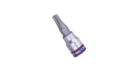 Насадка (бита) торцевая 1/4", TORX, T40, L = 37 мм, с отверстием KING TONY 203740