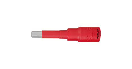 Насадка (бита) торцевая диэлектрическая KING TONY 1/2", HEX, L = 120 мм