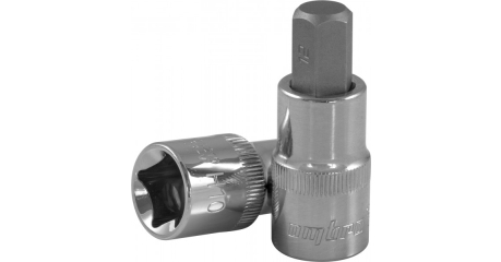 Насадка торцевая 120205, 1/2"DR с вставкой-битой шестигранной, Н5