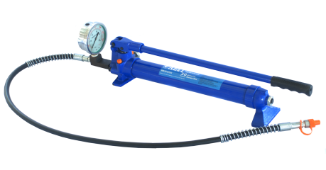 Насос гидравлический ручной 30 т с манометром AE&T T03030PM