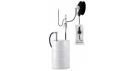 Настенный комплект для раздачи масла с насосом PM 2, счетчиком и каплеуловителем для бочек 205 л