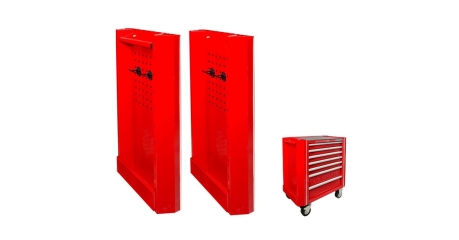 Навесные панели KING TONY 87430A для инструментальной тележки 87432-5В, 87434-7B, 5 предметов