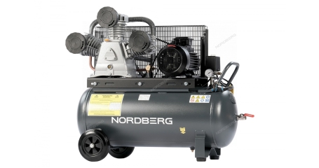 NCP100/950 Nordberg Компрессор поршневой с ременной передачей 380В, ресив. 100л, 950л/мин