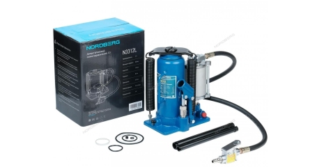 Домкрат бутылочный 12т пневмогидравлический NORDBERG N3312L