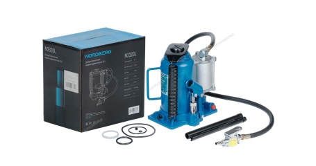 Домкрат бутылочный 20т пневмогидравлический NORDBERG N3320L