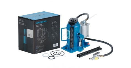 Домкрат бутылочный 20т пневмогидравлический NORDBERG N3320L