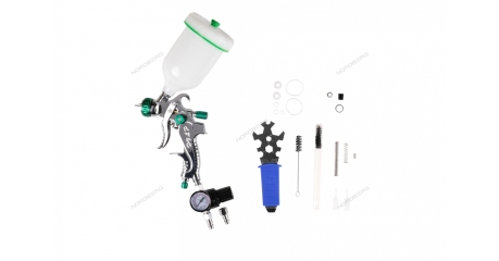 Краскопульт HVLP с верхним баком сопло 1,7 мм в кейсе/коробке NORDBERG NP7117