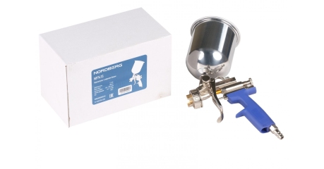 Краскопульт с верхним металлическим баком сопло 1,5 мм NORDBERG NP7415