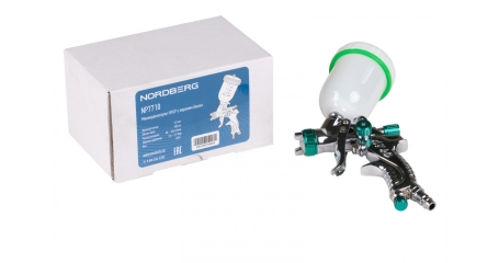 Миникраскопульт HVLP с верхним баком, сопло 1,0 мм NORDBERG NP7710