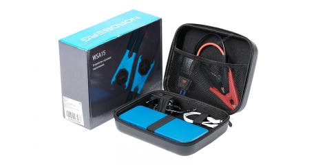 NORDBERG Устройство WSA15 пусковое портативное 5/12V, емкость 15 Aч