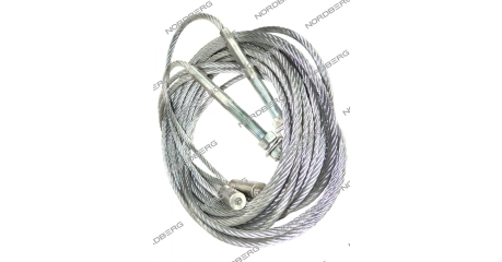 Трос удлиненный запчасть для подъемника N4122H-6T 2 шт/комплект NORDBERG N4122H-6T#L-ROPE