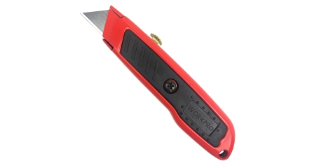 Нож универсальный выдвижной алюминиевый WP213005 WORKPRO