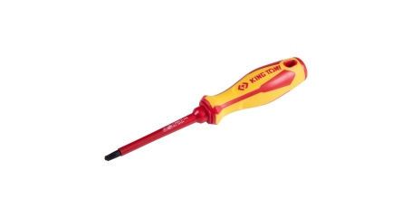 Отвертка комбинированная Slotted/Phillips №2, 100 мм, диэлектрическая KING TONY 147E0204