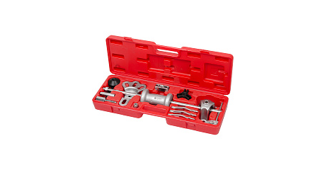 Обратный молоток универсальный с принадлежностями, кейс, 17 предметов МАСТАК 100-40017C