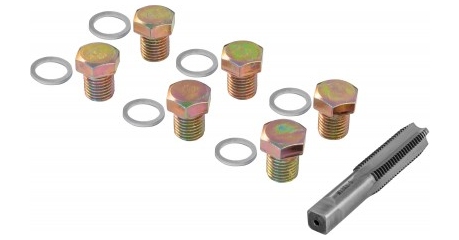 ODPRK1315 Набор для восстановления резьбы сливного отверстия поддона M13х1.5, 7 предметов