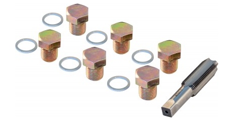 ODPRK1515 Набор для восстановления резьбы сливного отверстия поддона M15х1.5, 7 предметов