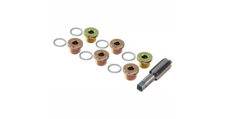 ODPRK1715 Набор для восстановления резьбы сливного отверстия поддона M17х1.5, 7 предметов