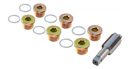 ODPRK2015 Набор для восстановления резьбы сливного отверстия поддона M20х1.5, 7 предметов