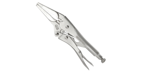 Клещи фиксирующие с длинными носами 230мм CR-V проф WP231052 WORKPRO