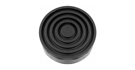 OHT1002 Опора резиновая, универсальная "шайба", для подкатных домкратов, D-105 мм, Н-35 мм