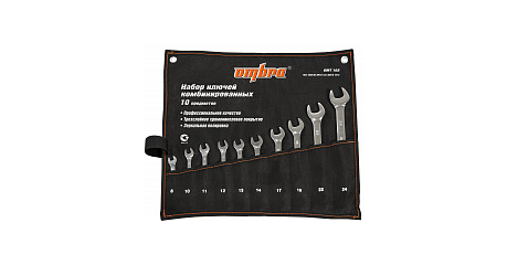 Набор ключей гаечных комбинированных в сумке OMT10S, 8-24 мм, 10 предметов