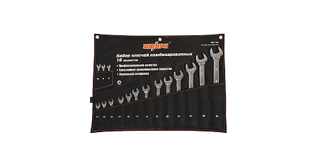 Набор ключей гаечных комбинированных в сумке OMT16S, 8-32 мм, 16 предметов