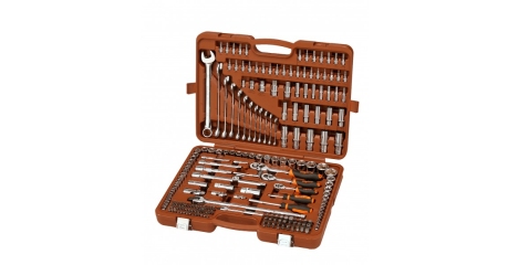 OMT216S Набор инструмента универсальный 1/4", 3/8", 1/2"DR, 216 предметов