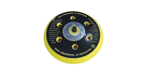 Опора для шлифмашинки 150 мм резьба 5/16" 15 пылеотводных отверстий SCHTAER 6 pad-MULTI